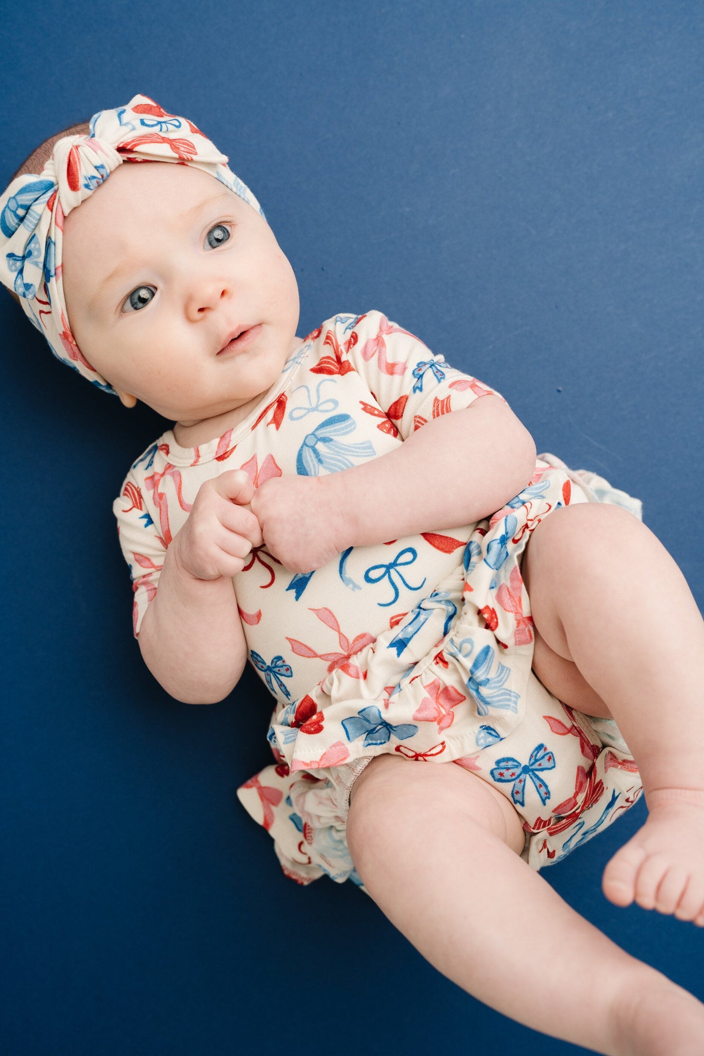 USA Bows Short Sleeve Bodysuit Bamboo Dress