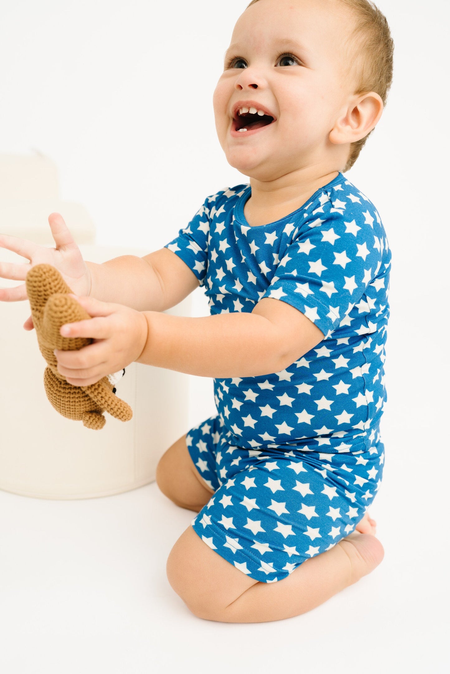 Retro Stars Bamboo Shorts Set