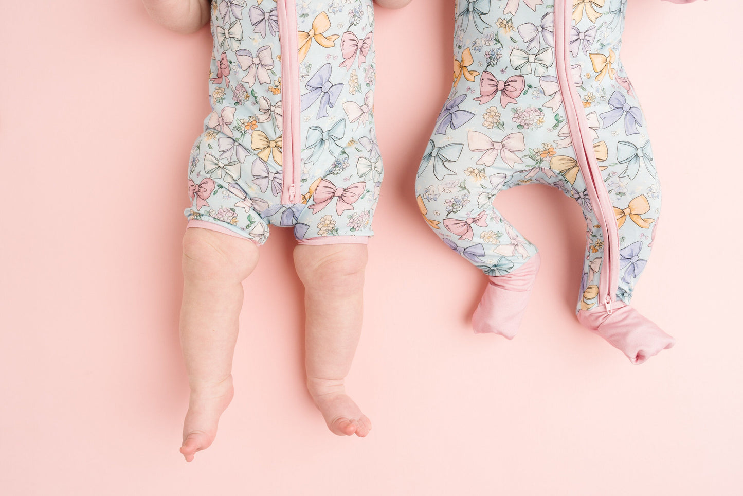 Spring Bows Bamboo Short Romper