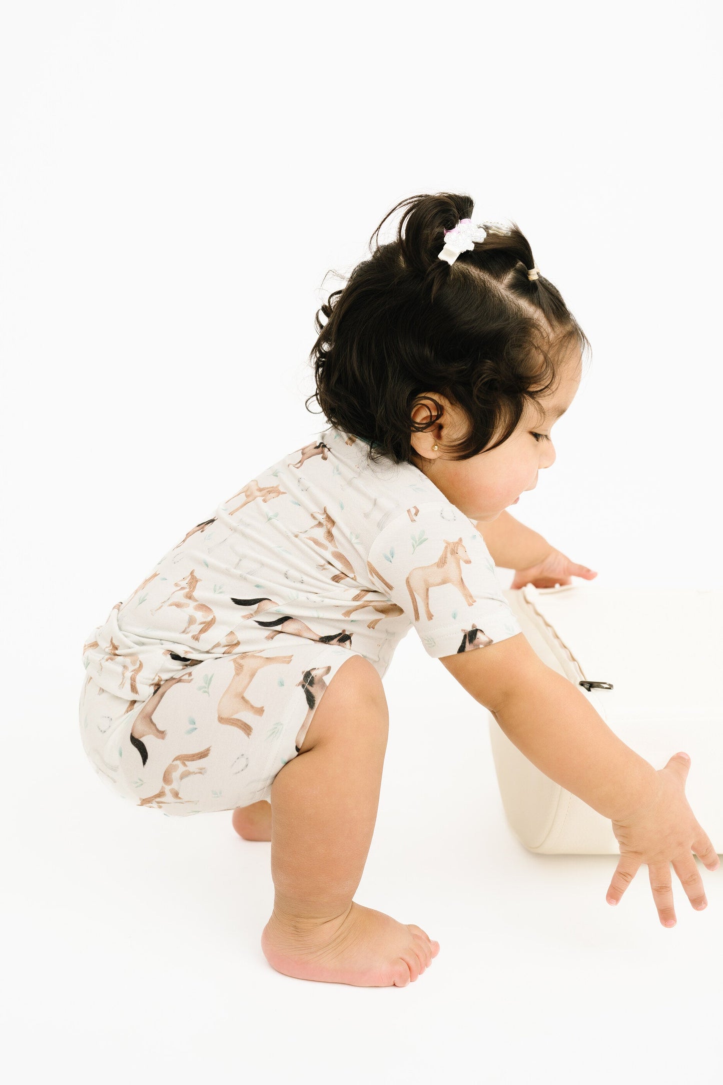 Prairie Gallop Bamboo Shorts Set