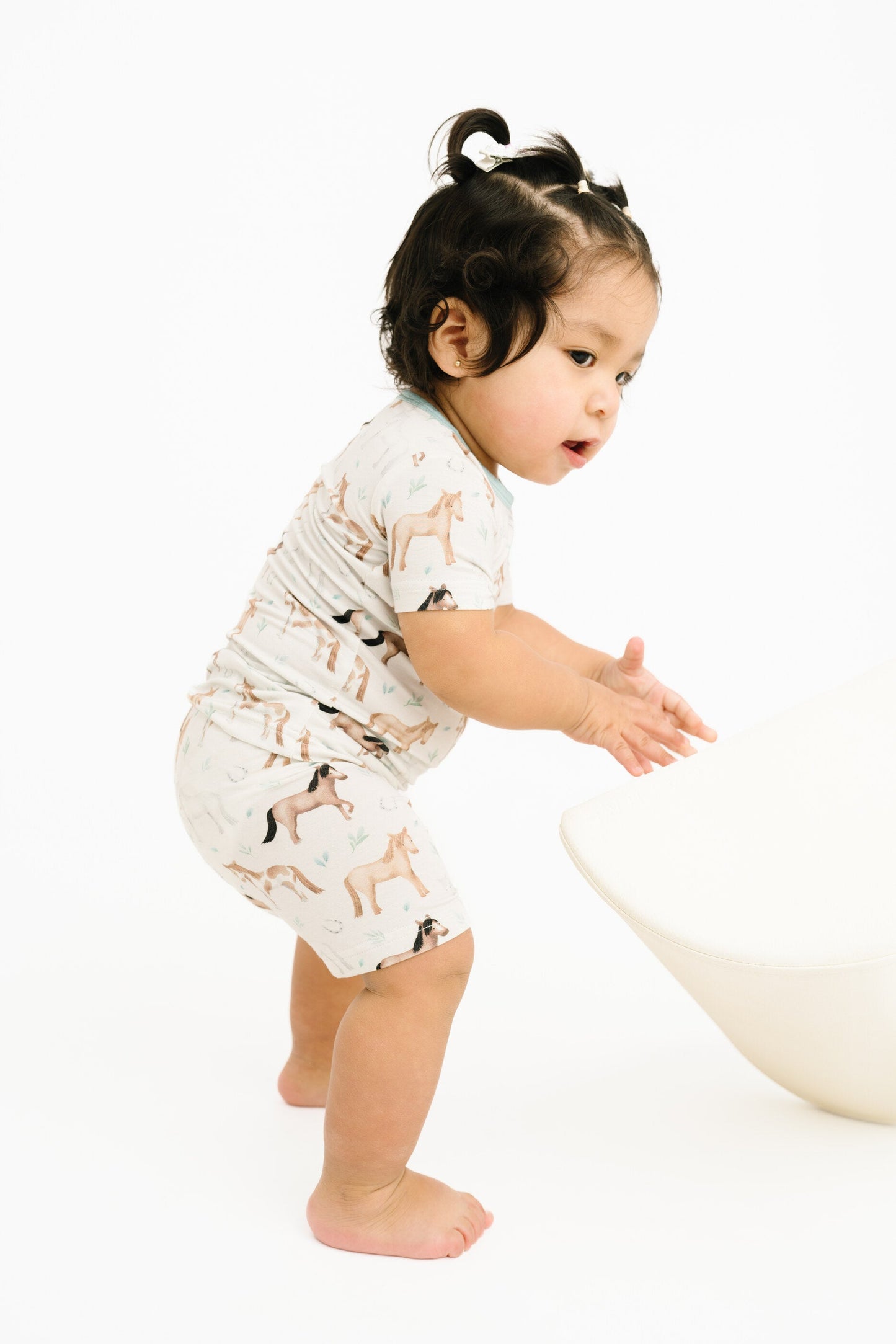 Prairie Gallop Bamboo Shorts Set