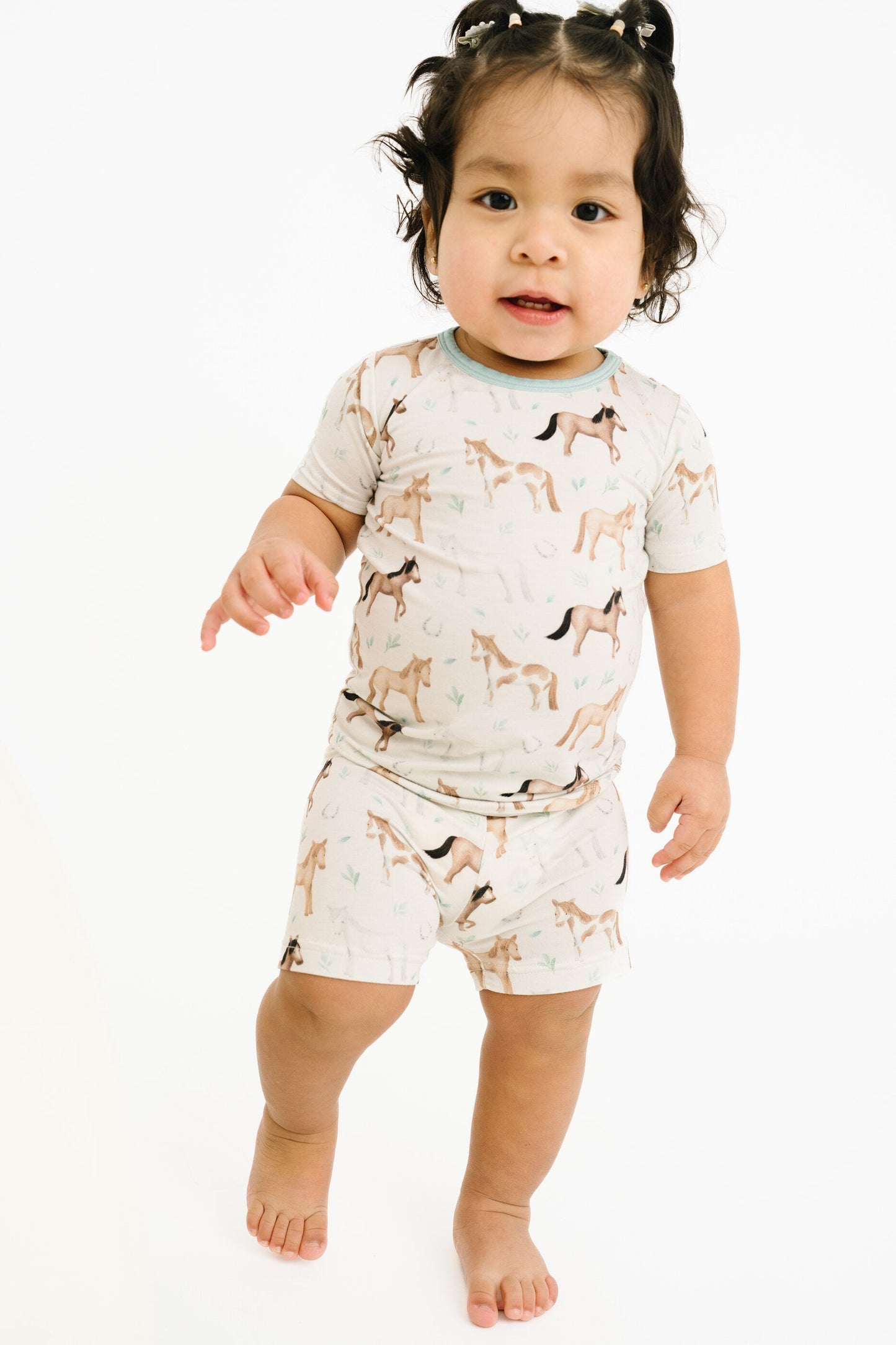 Prairie Gallop Bamboo Shorts Set