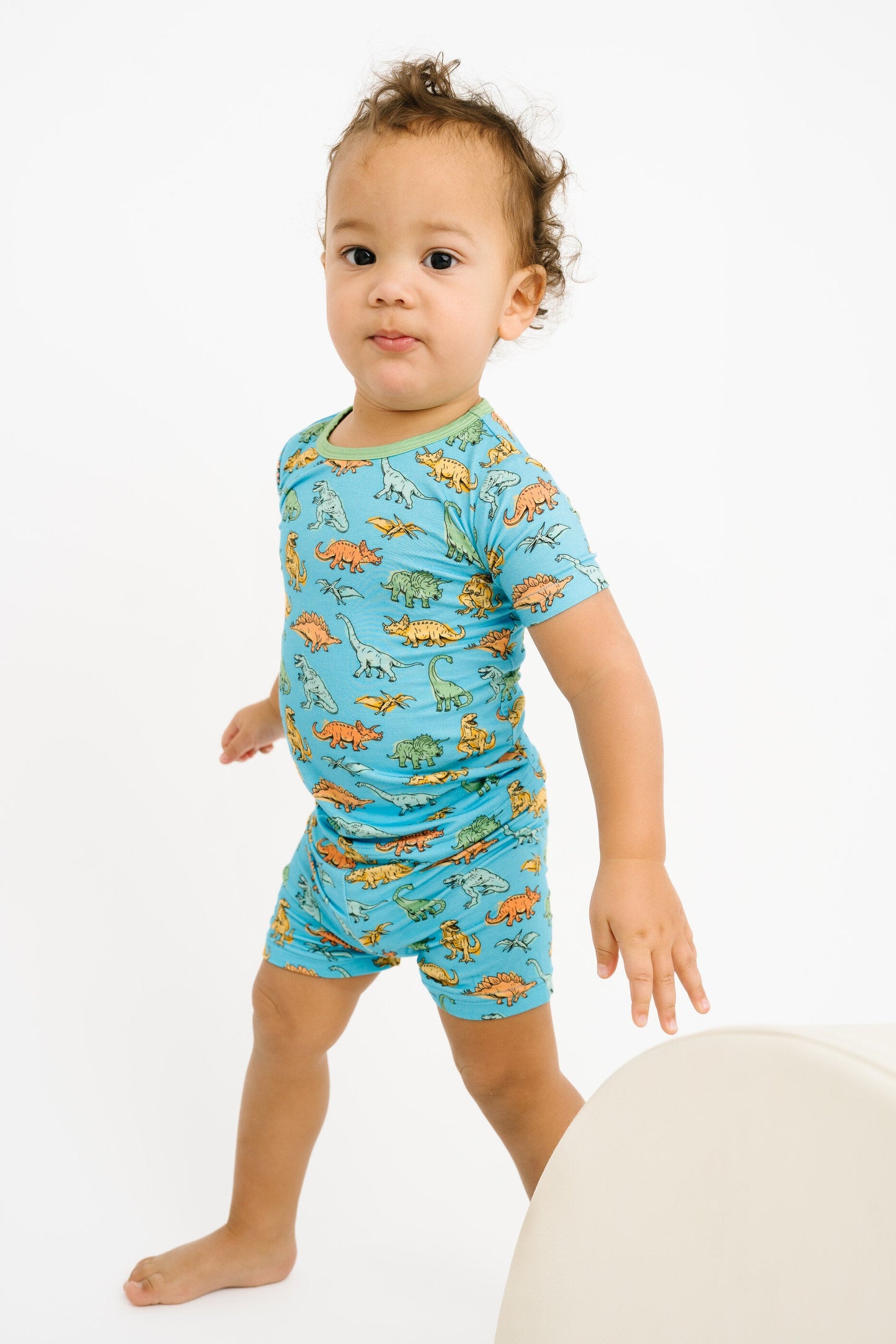 Dino Land Bamboo Shorts Set
