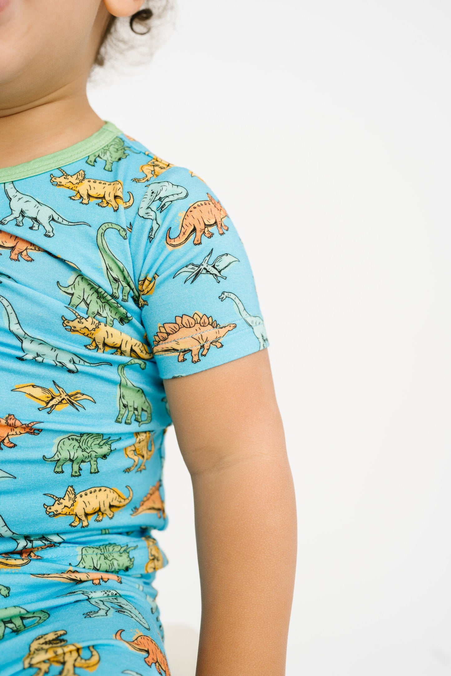 Dino Land Bamboo Shorts Set