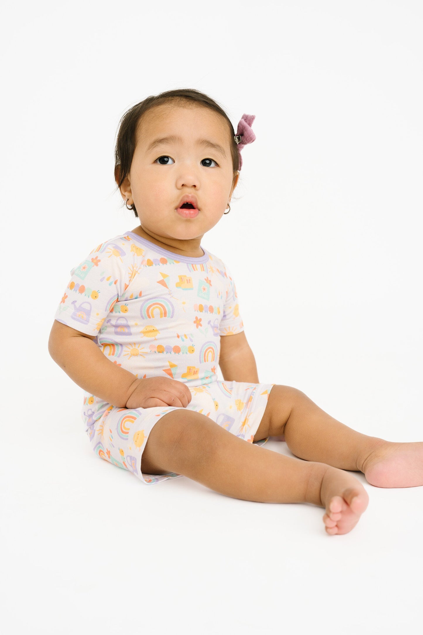 Spring Vibes Bamboo Shorts Set