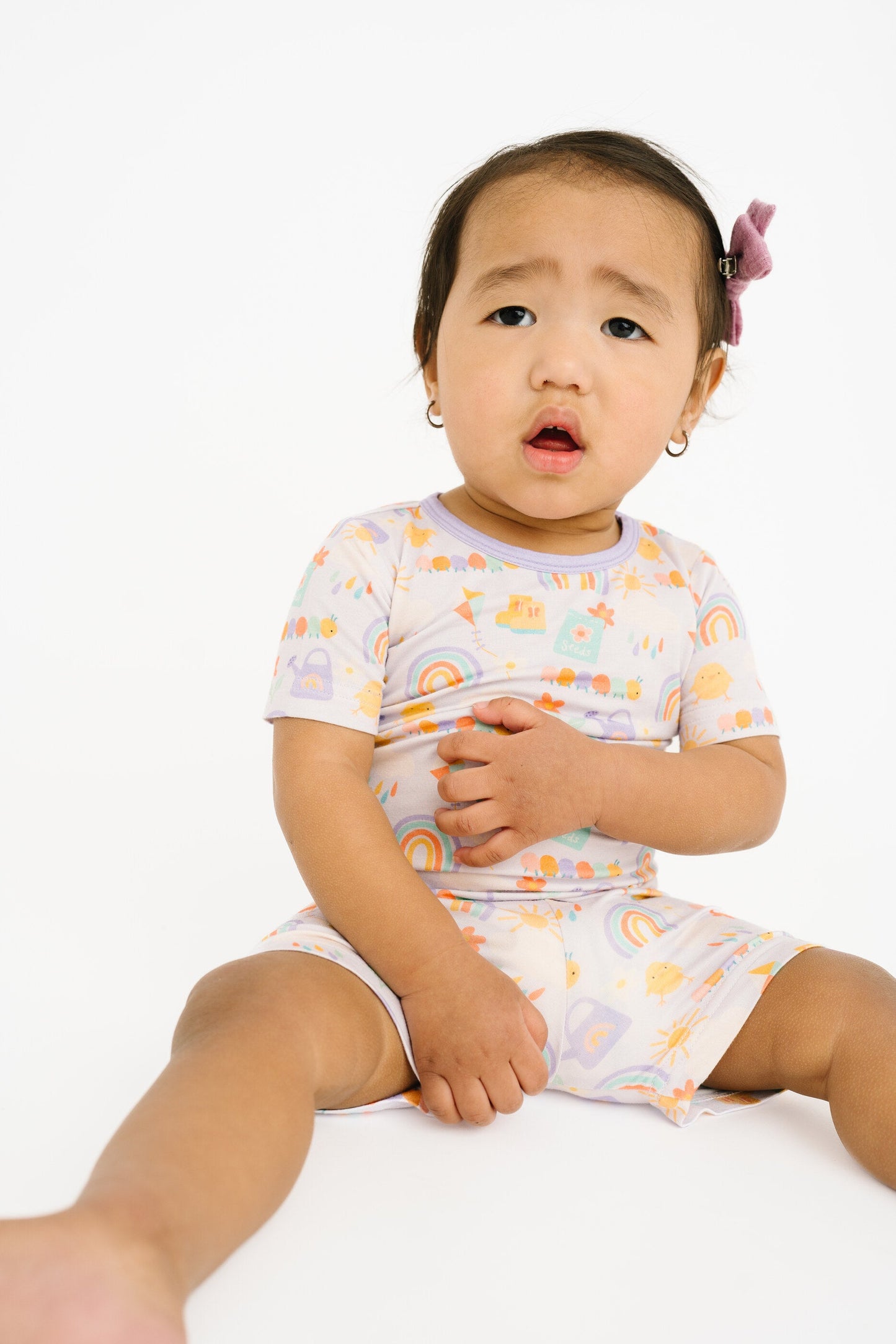 Spring Vibes Bamboo Shorts Set
