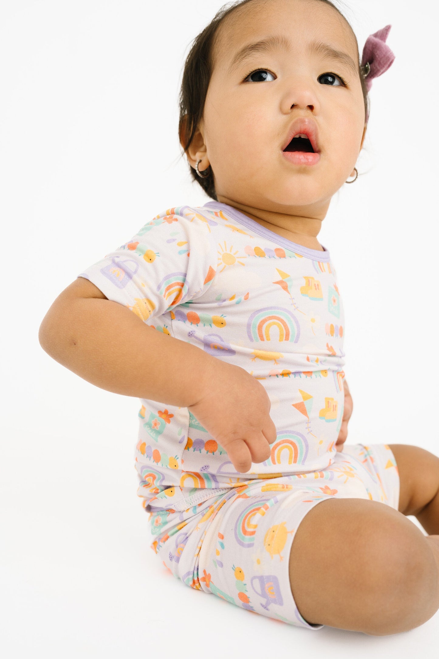 Spring Vibes Bamboo Shorts Set