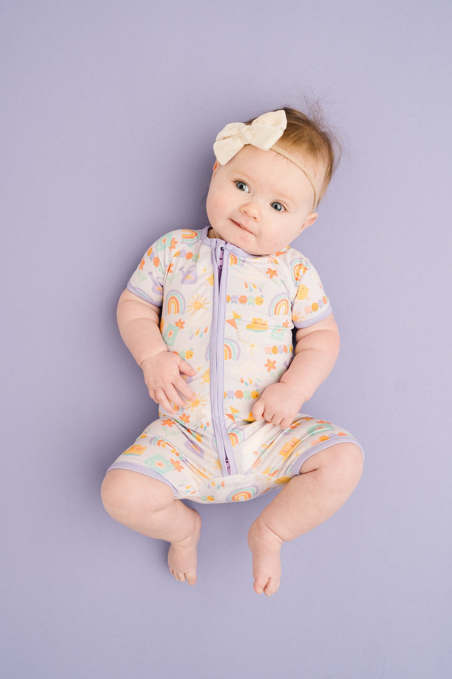 Spring Vibes Bamboo Short Romper