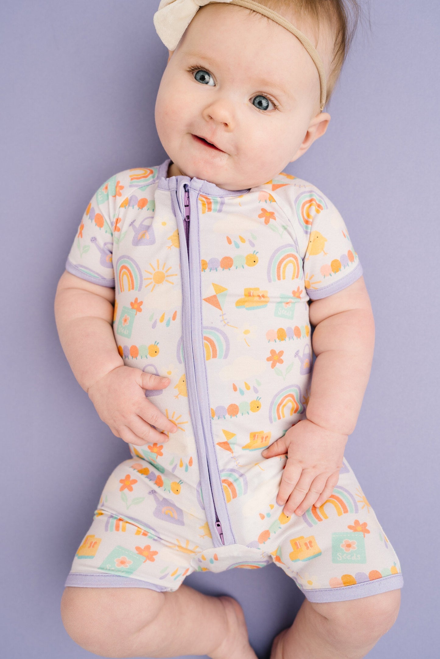 Spring Vibes Bamboo Short Romper
