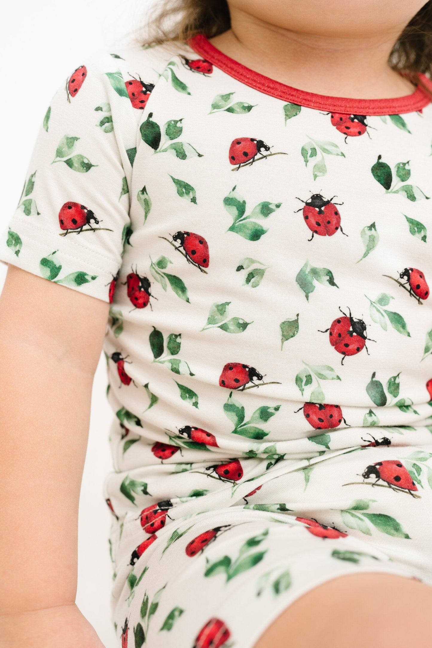 Little Ladybug Bamboo Shorts Set