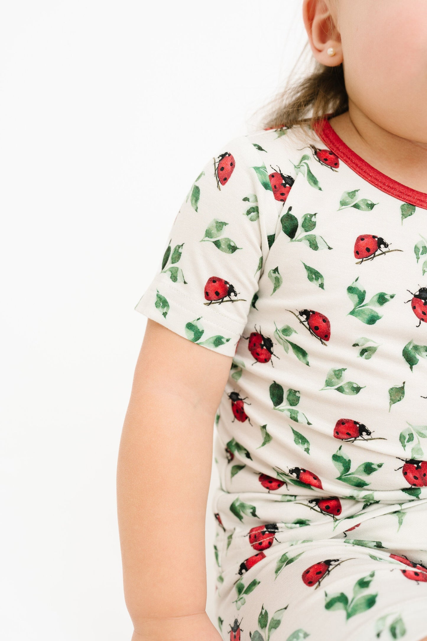 Little Ladybug Bamboo Shorts Set