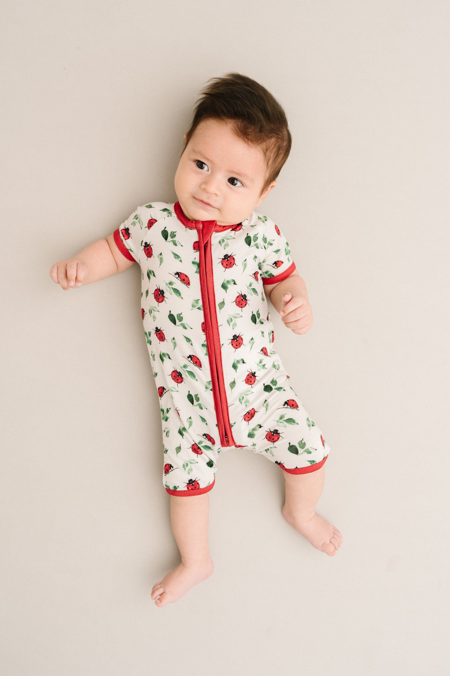 Little Ladybugs Bamboo Short Romper