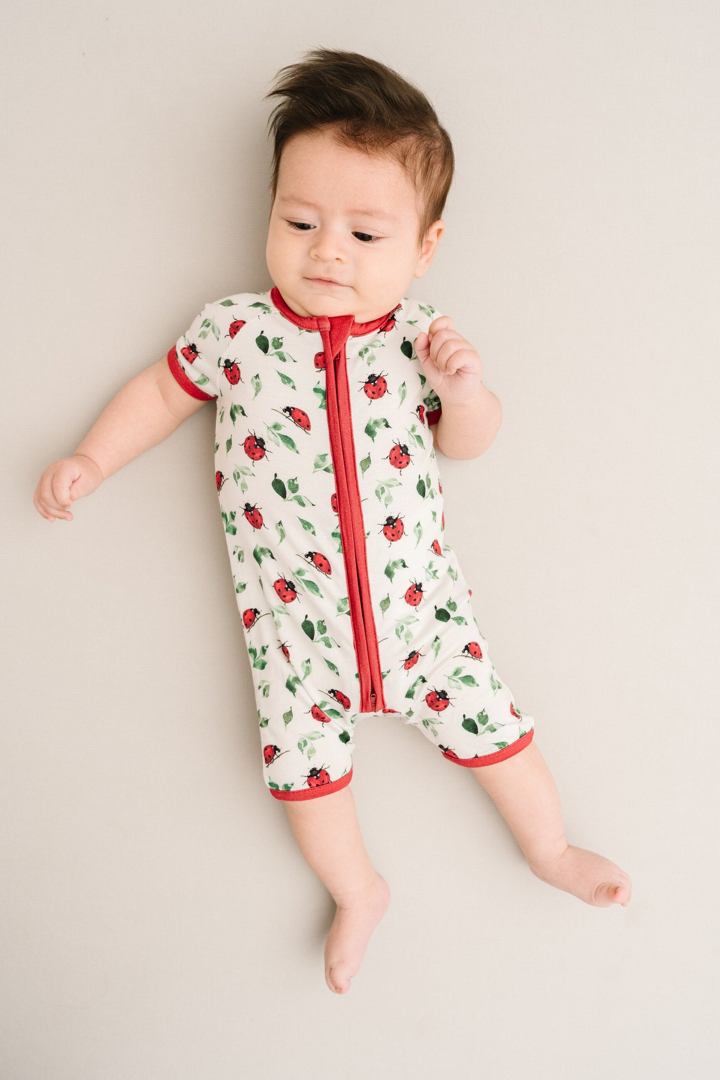 Little Ladybugs Bamboo Short Romper