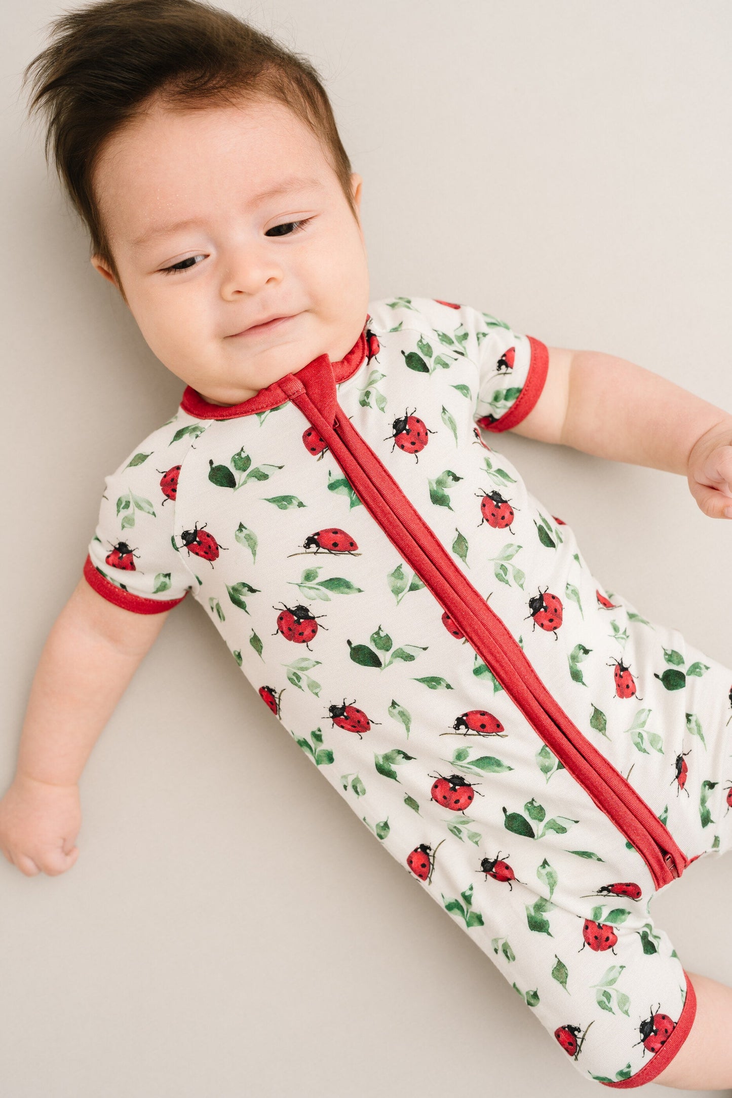 Little Ladybugs Bamboo Short Romper