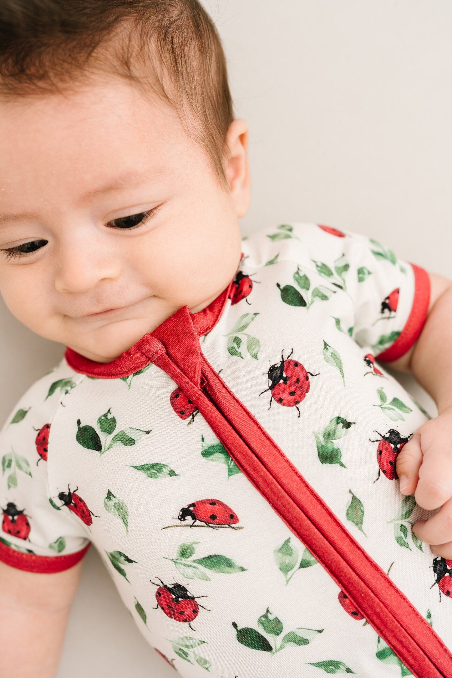 Little Ladybugs Bamboo Short Romper