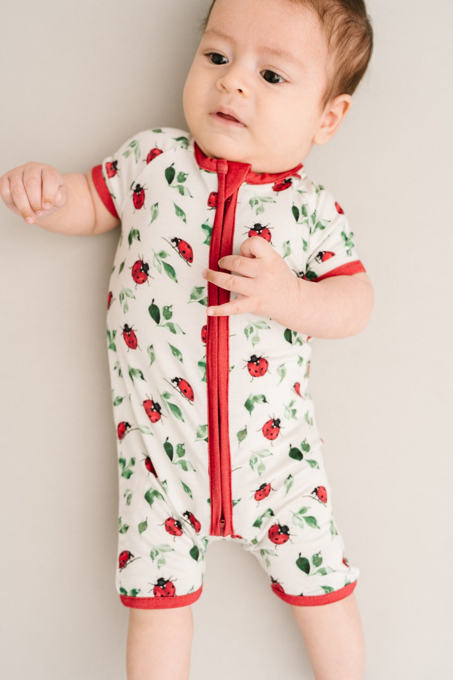 Little Ladybugs Bamboo Short Romper