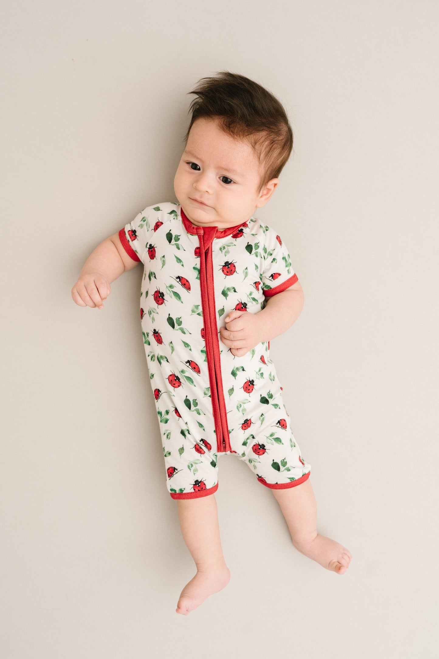 Little Ladybugs Bamboo Short Romper