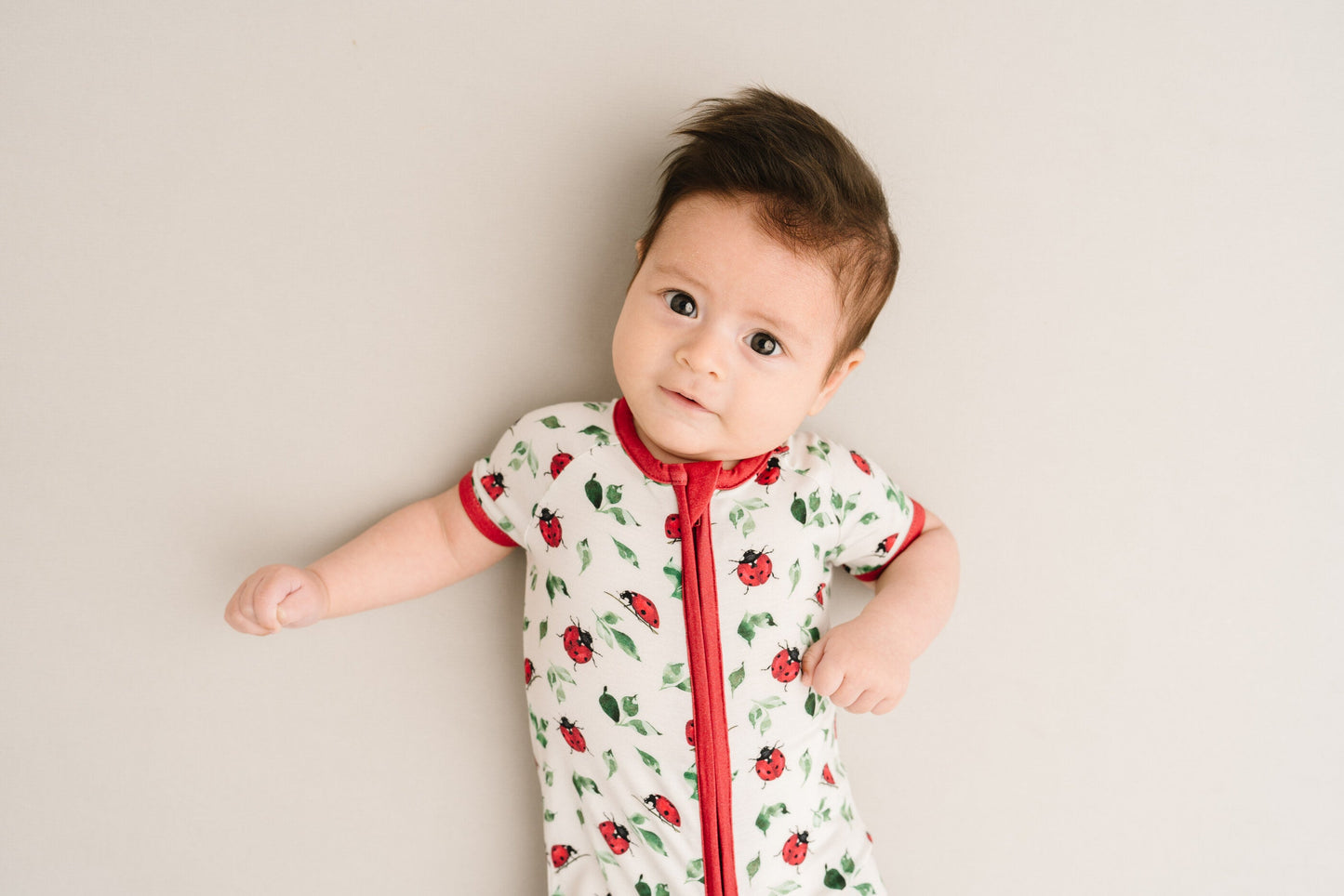 Little Ladybugs Bamboo Short Romper