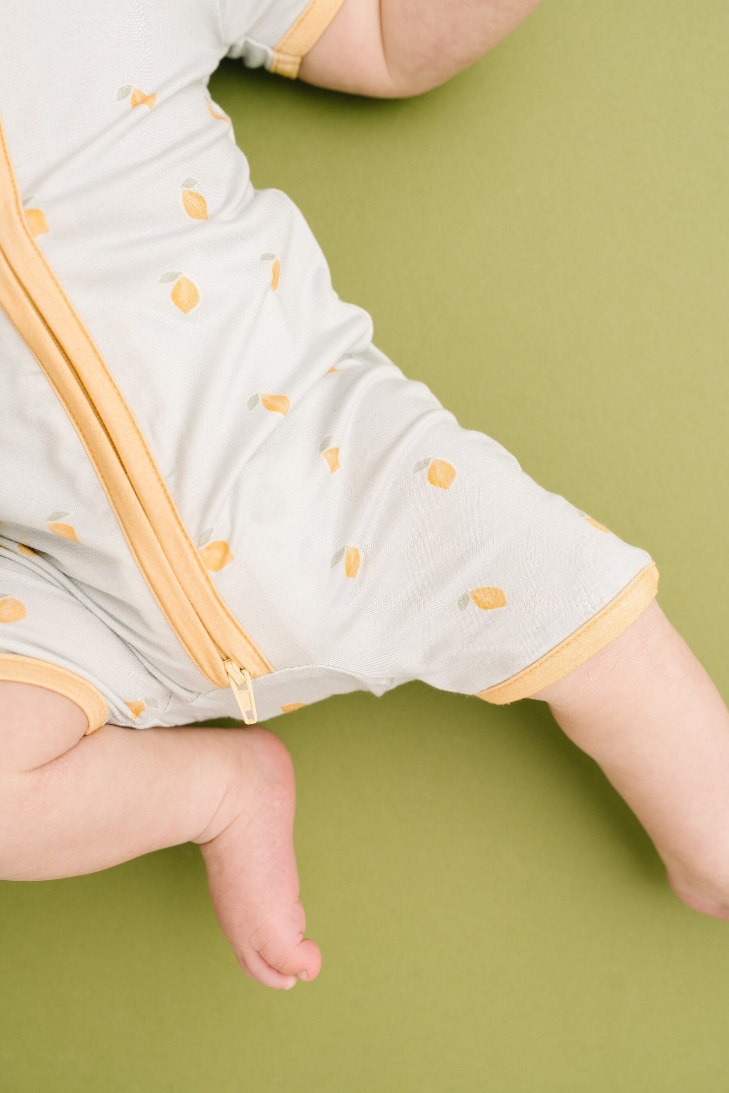 Lemon Delight Bamboo Short Romper