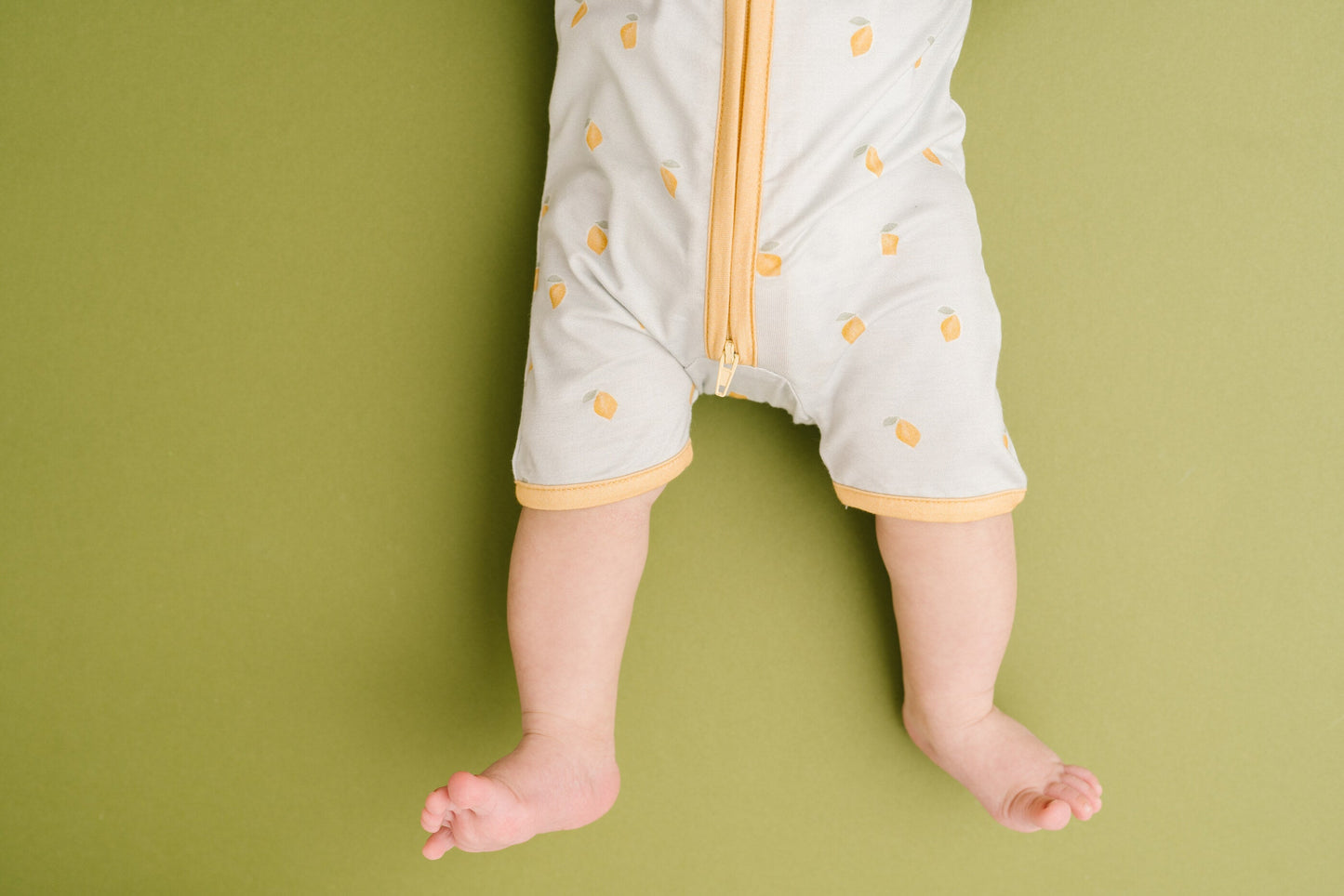 Lemon Delight Bamboo Short Romper