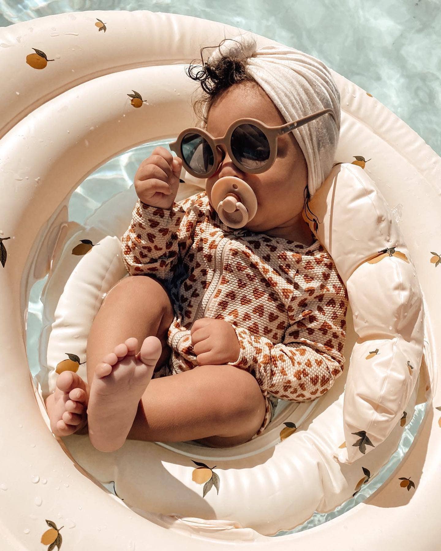 *NEW SIZE* Itzy Soother™ Natural Rubber Paci Sets: Coconut + Toast