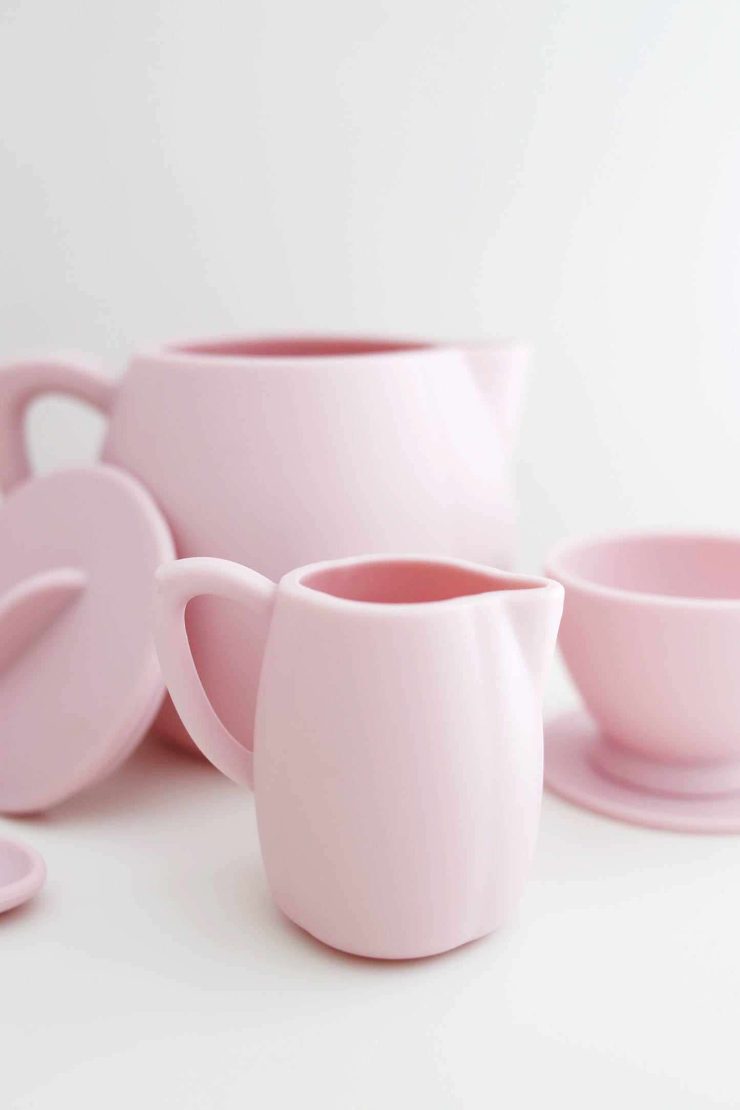 Primrose Pink Silicone Tea Play Set