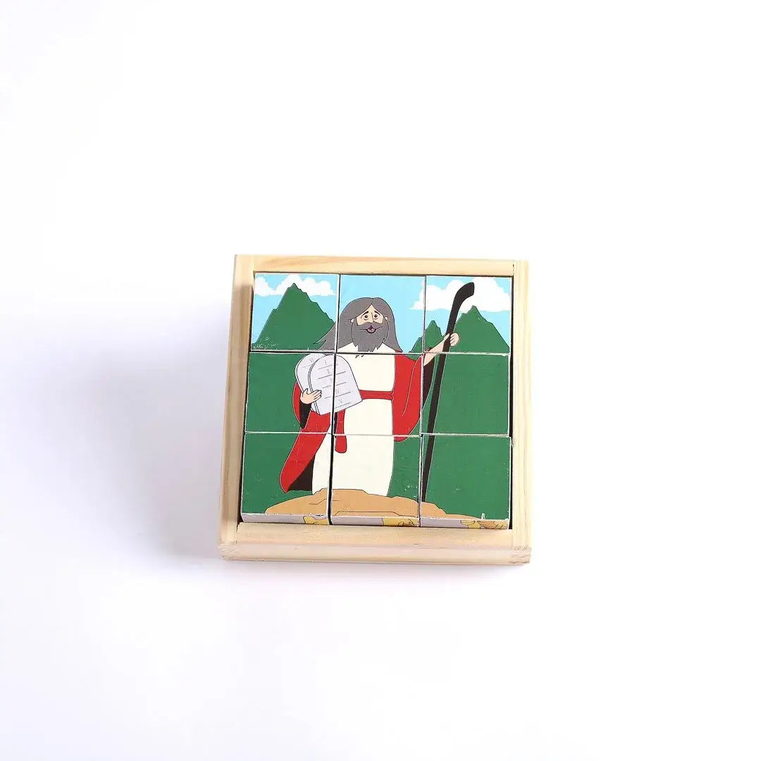 Puzzle Bible History 6 Wood Blocks