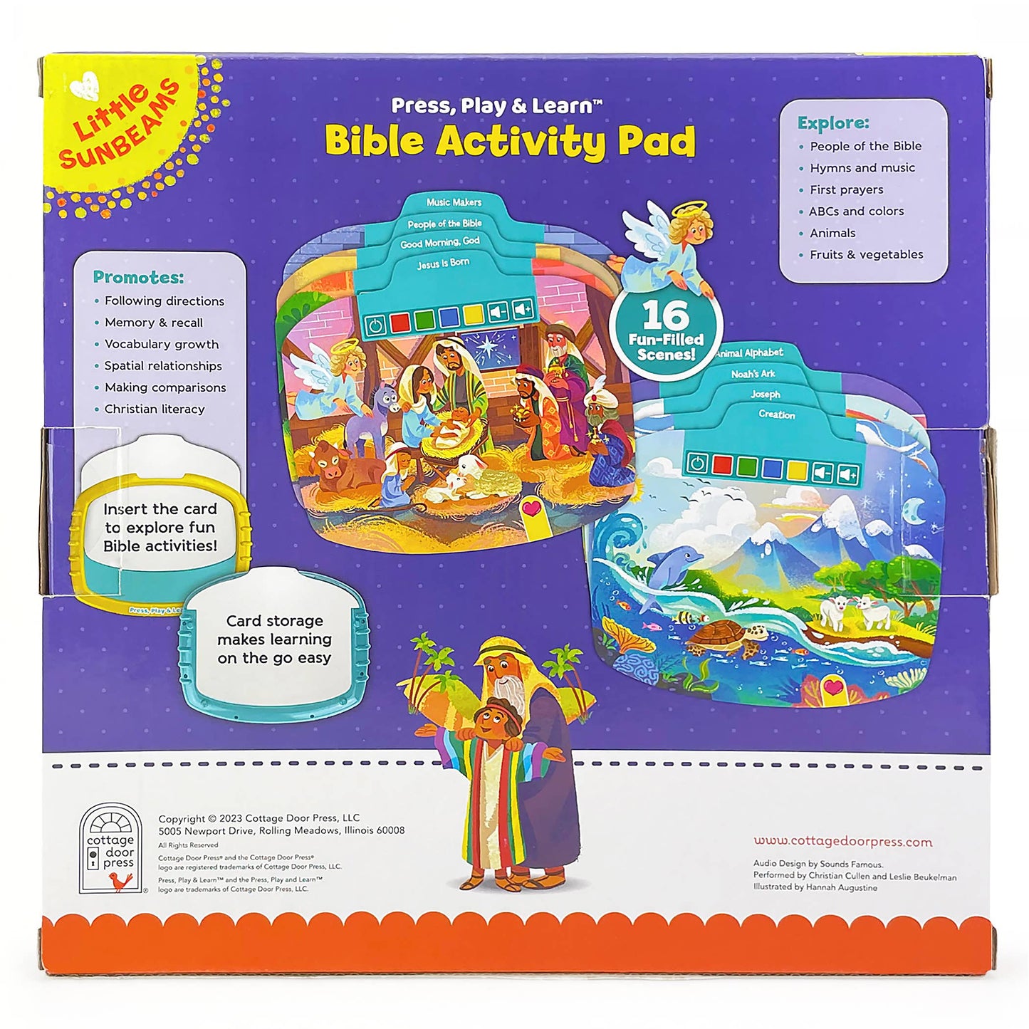 Bible Stories Early Learning Activity Pad