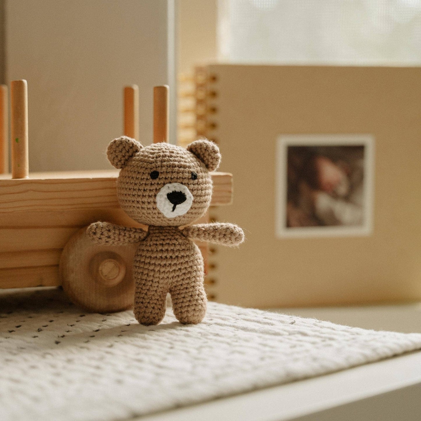 Graham the Glare Bear - Bitsy Crochet Animal