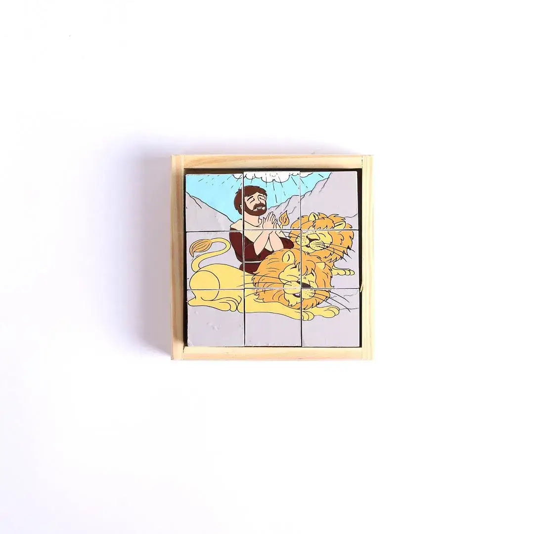 Puzzle Bible History 6 Wood Blocks