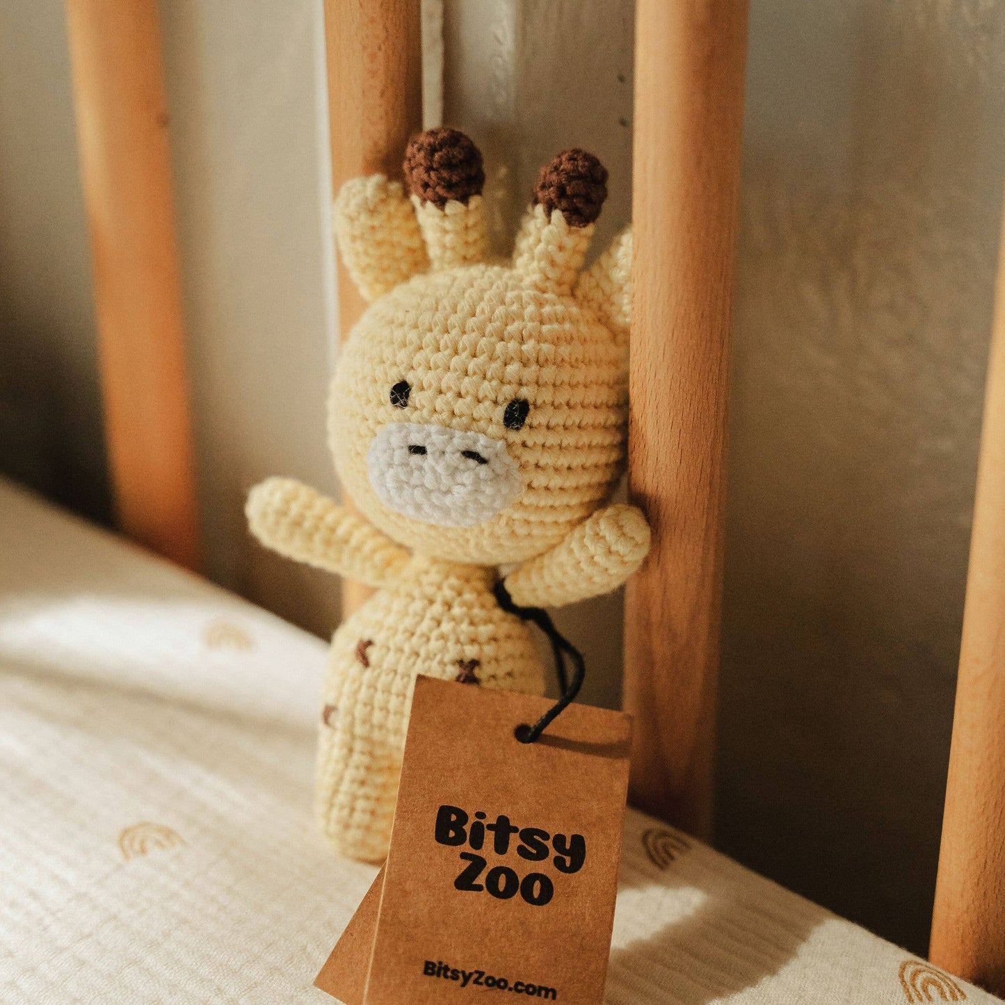 Liam the Laugh Giraffe - Bitsy Crochet Animal