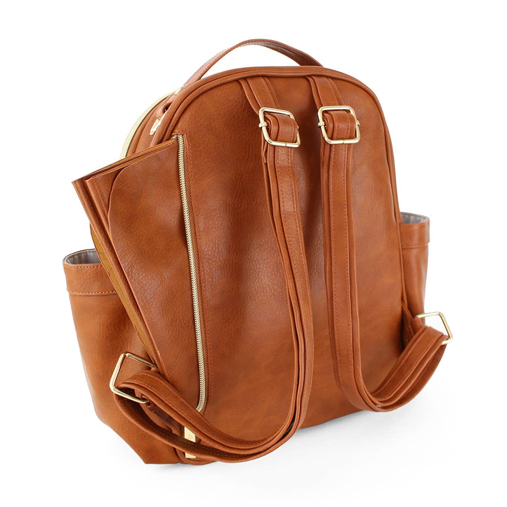 Cognac Itzy Mini™ Diaper Bag Backpack