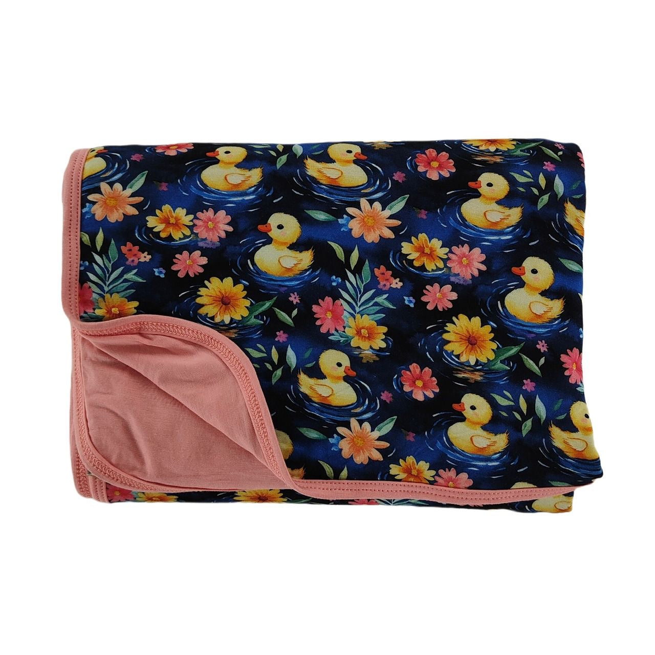 Duckling Bloom Bamboo Blanket