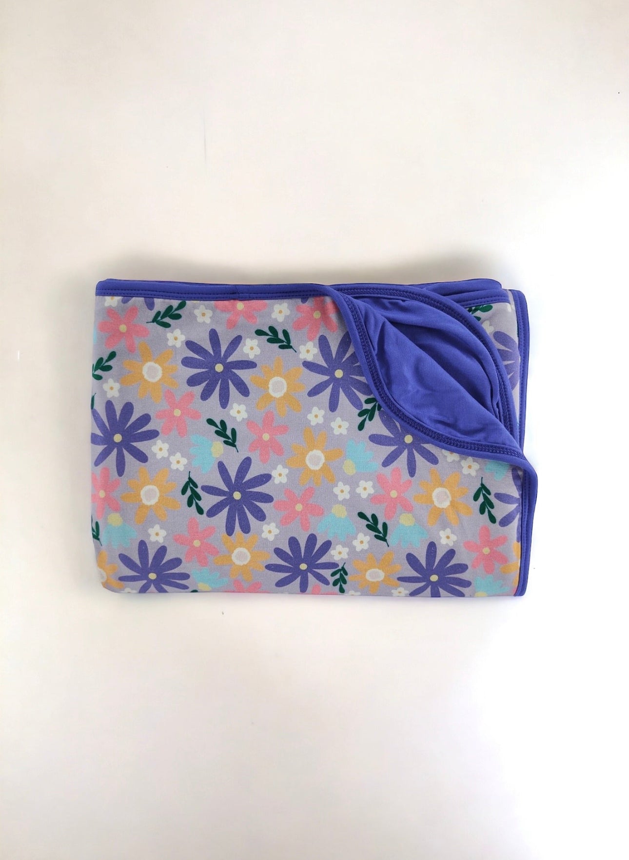 Lavender Blooms Bamboo Blanket