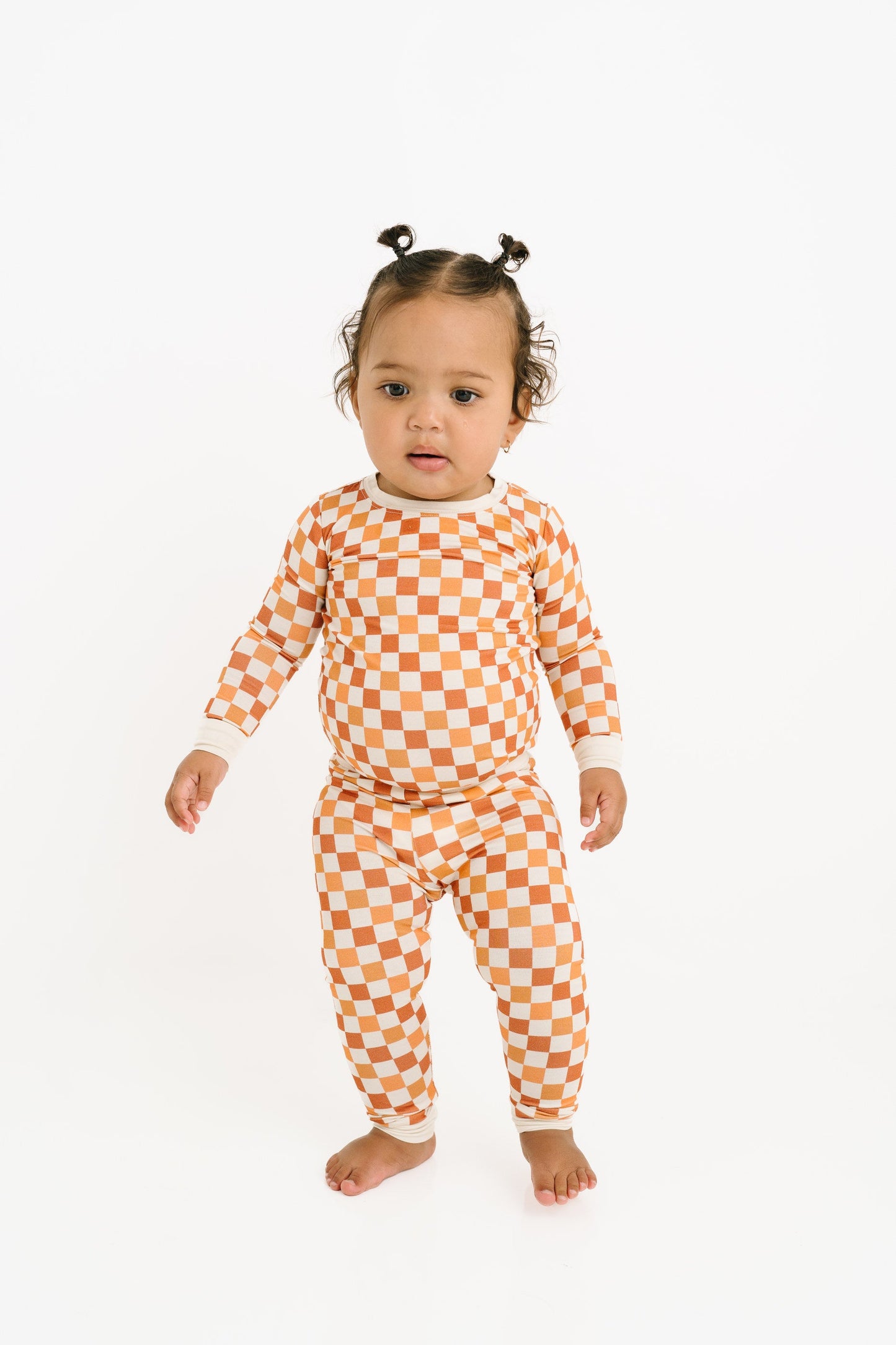 Fall Checkered Bamboo Set