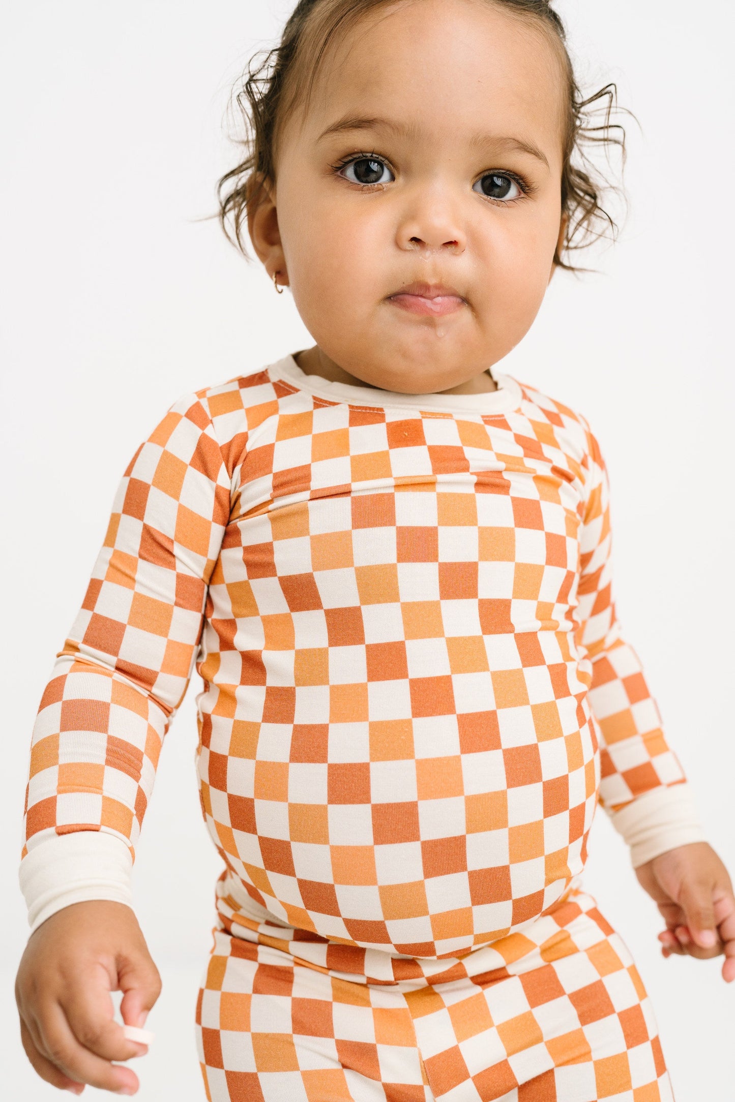 Fall Checkered Bamboo Set