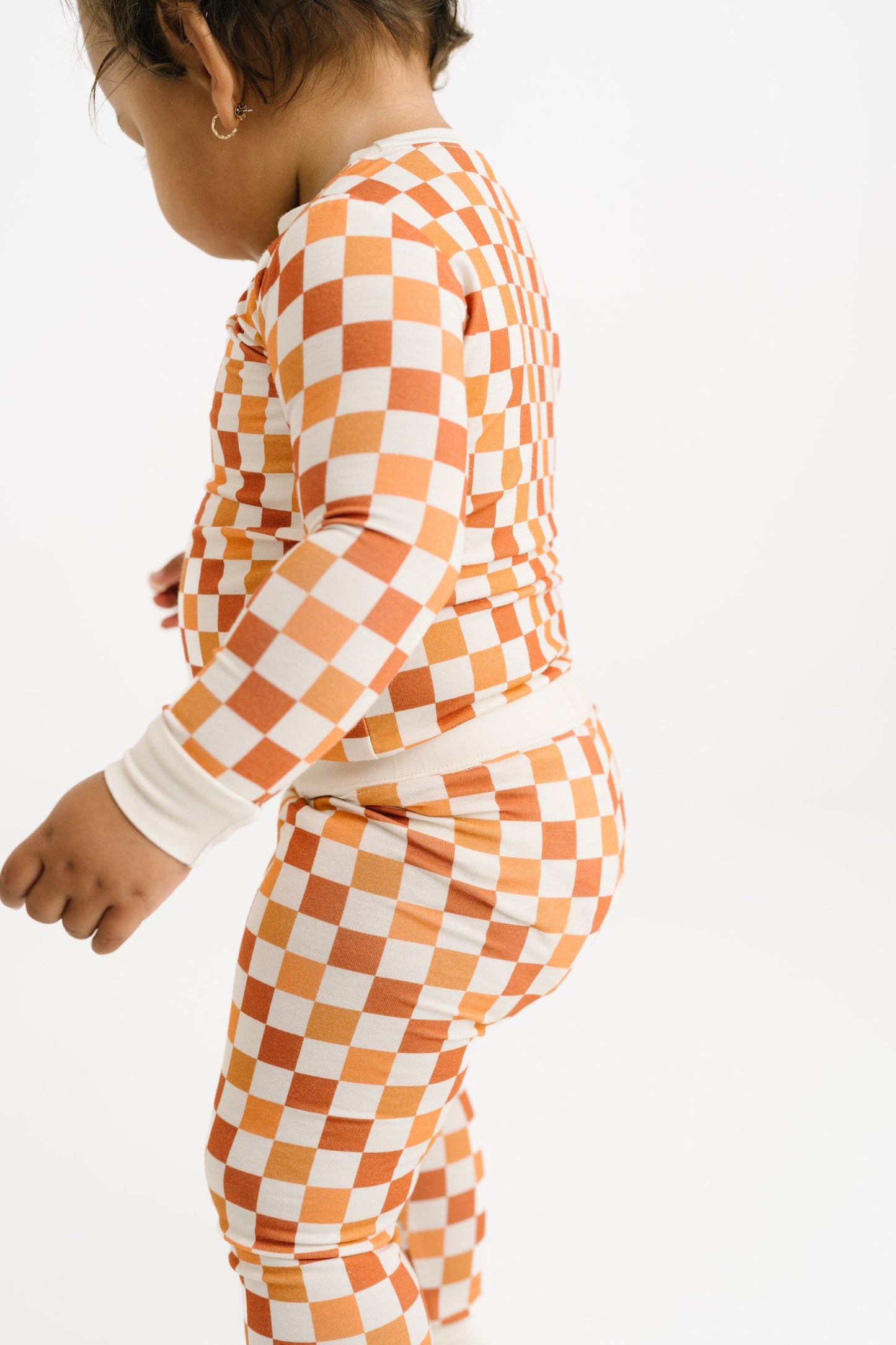 Fall Checkered Bamboo Set