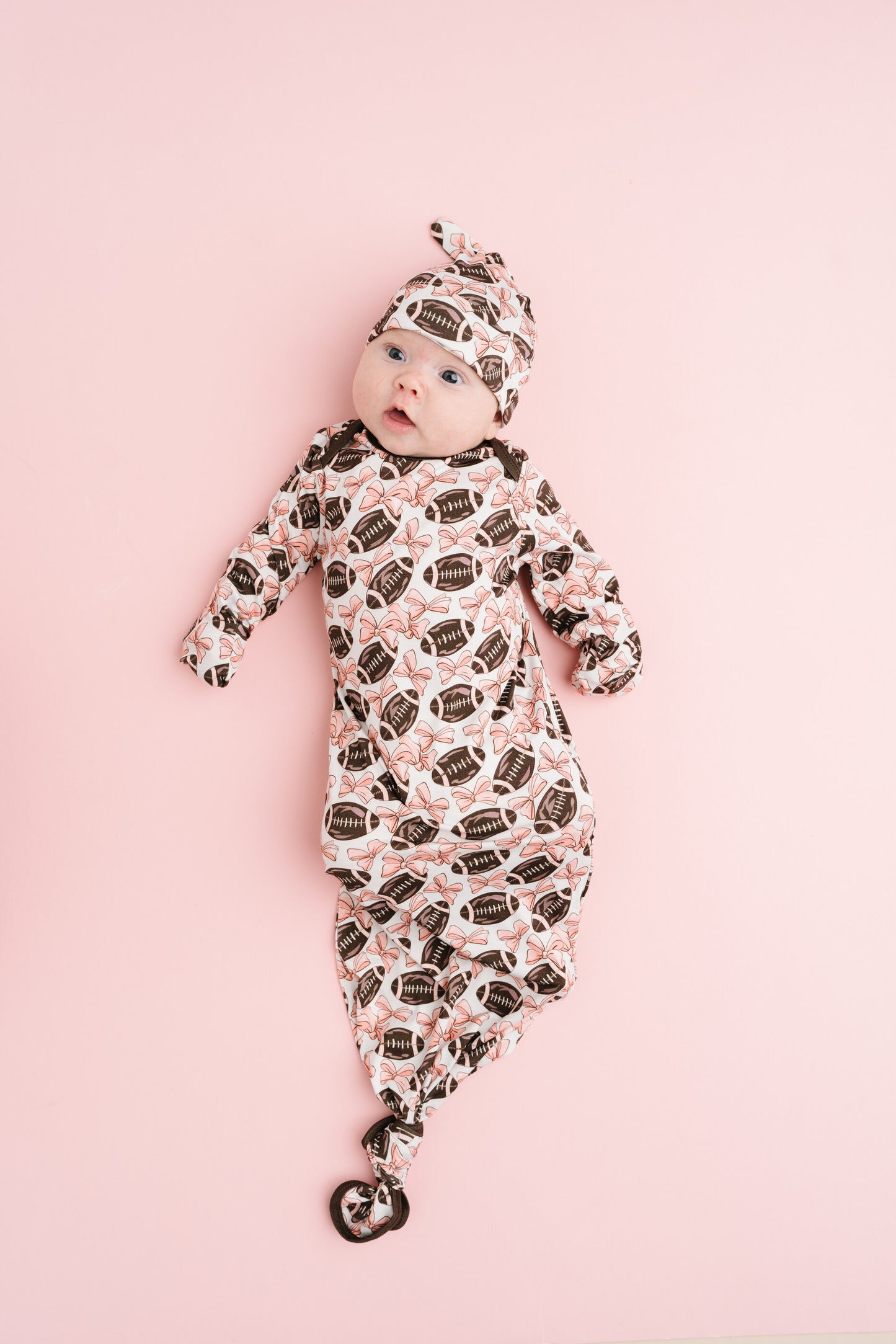 Bows & Touchdowns Sleep Gown Set