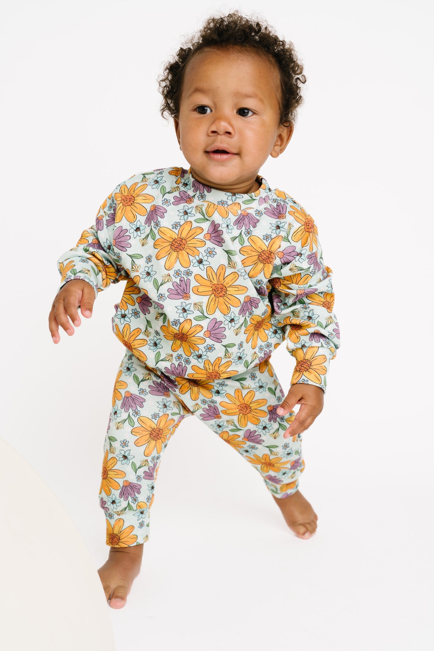 Laura Mae Floral Crewneck Set