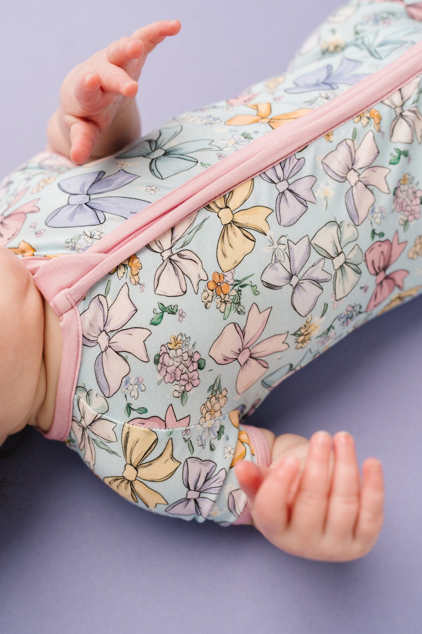Spring Bows Bamboo Short Romper