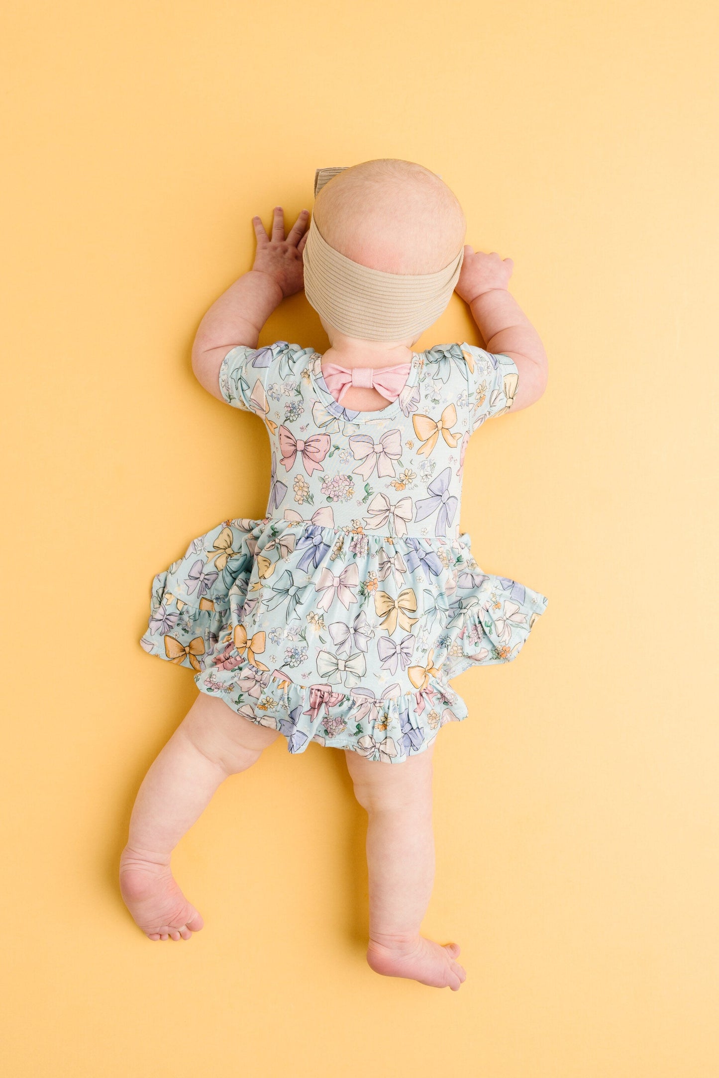 Spring Bows Bodysuit Dress