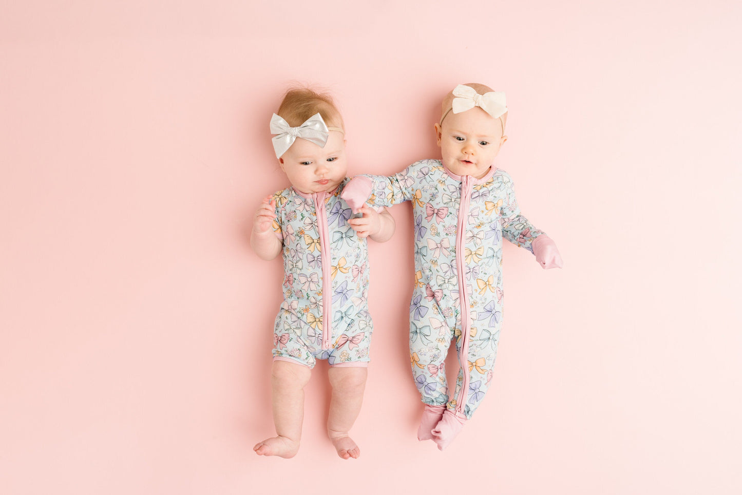 Spring Bows Bamboo Short Romper