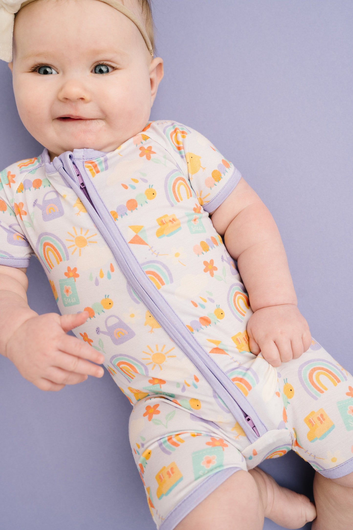 Spring Vibes Bamboo Short Romper