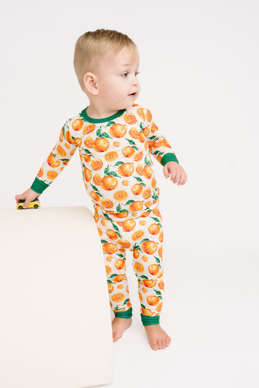 Orange Splash Bamboo Set