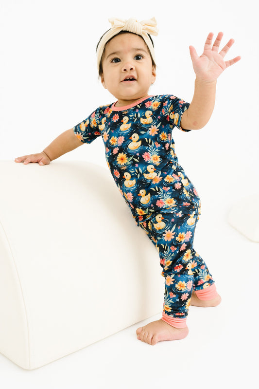 Duckling Bloom Short Sleeve Bamboo Set