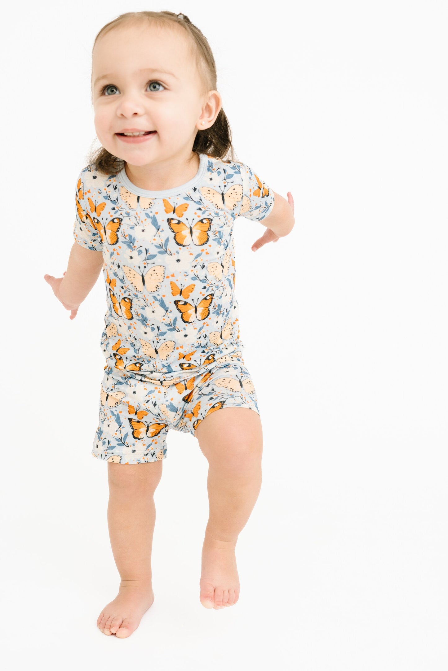 Breezy Butterflies Bamboo Shorts Set