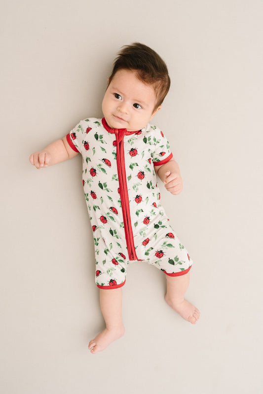 Little Ladybugs Bamboo Short Romper