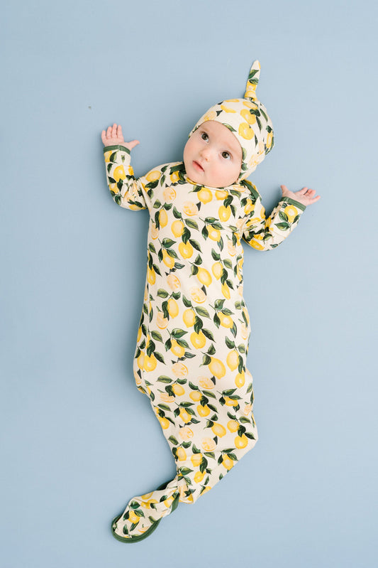 Lemon Zest Sleep Gown Set