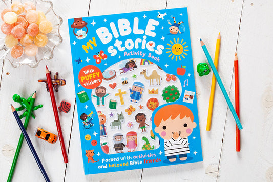 My Bible Stories Activity Book (Blue - Back-to-School Gifts)