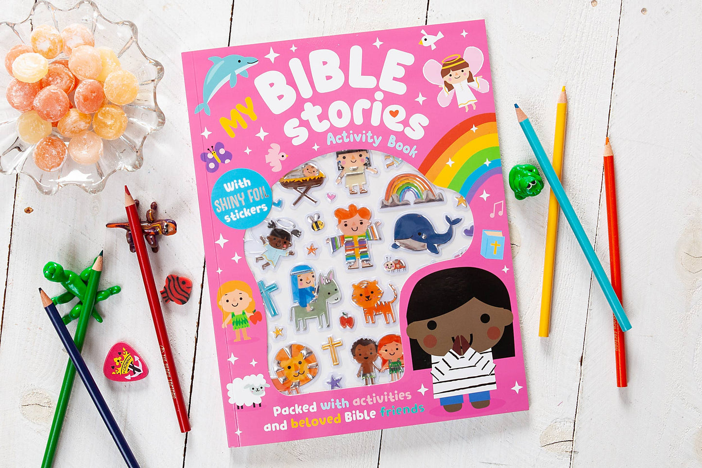 My Bible Stories Activity Book (Pink - Back-to-School Gifts)